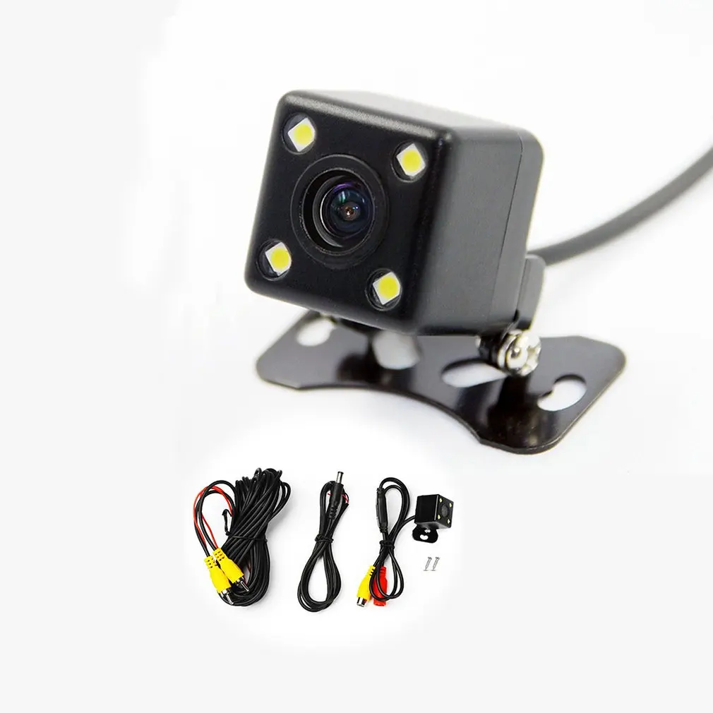 Универсальный квадратная вилка-в водостойкой камере заднего хода ночного видения камера автомобиля опционально Pc3089 чип угол PZ412