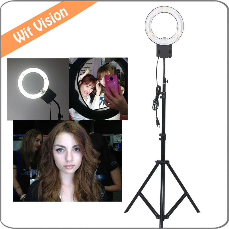 bilder für 28 Watt Ring Lampe Licht + Ständer für Make-up Video Foto DSLR SLR Kamera bilder für 28 Watt Ring Lampe Licht + Ständer für Make-up Video Foto DSLR SLR Kamera