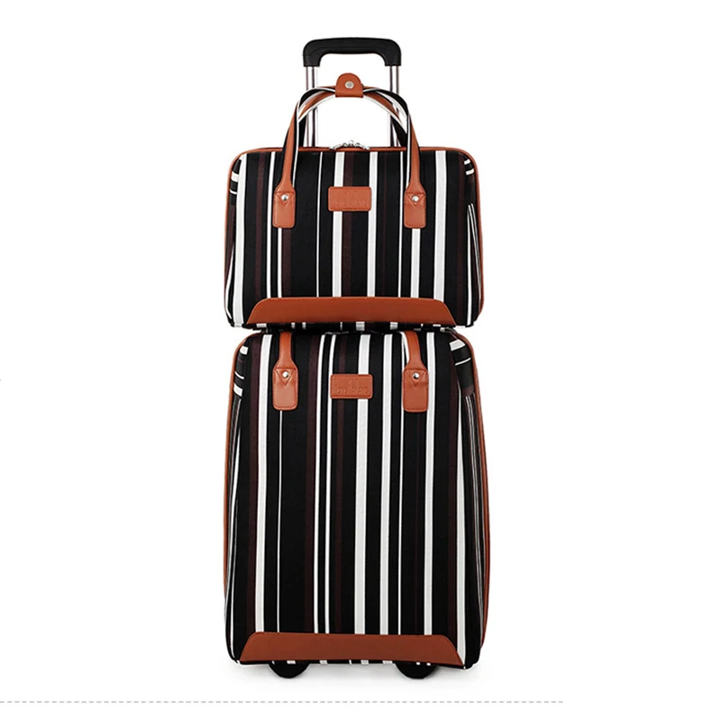 BeaSumore Creative Rolling Luggage Set Spinner Women Trolley Travel Bag Student Suitcase Wheels ...