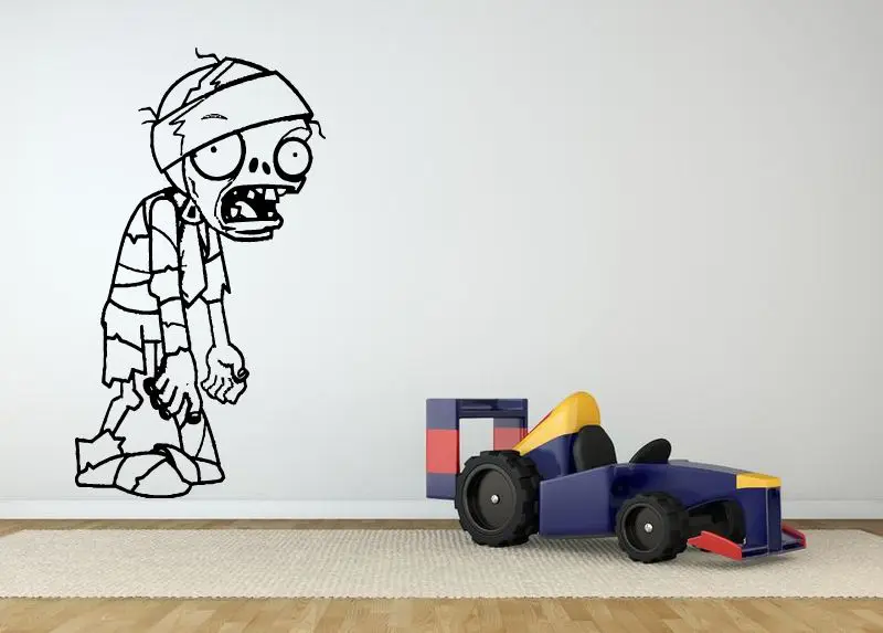 Wall Room Decor Art Vinyl Sticker Mural Decal Zombie Video Game free