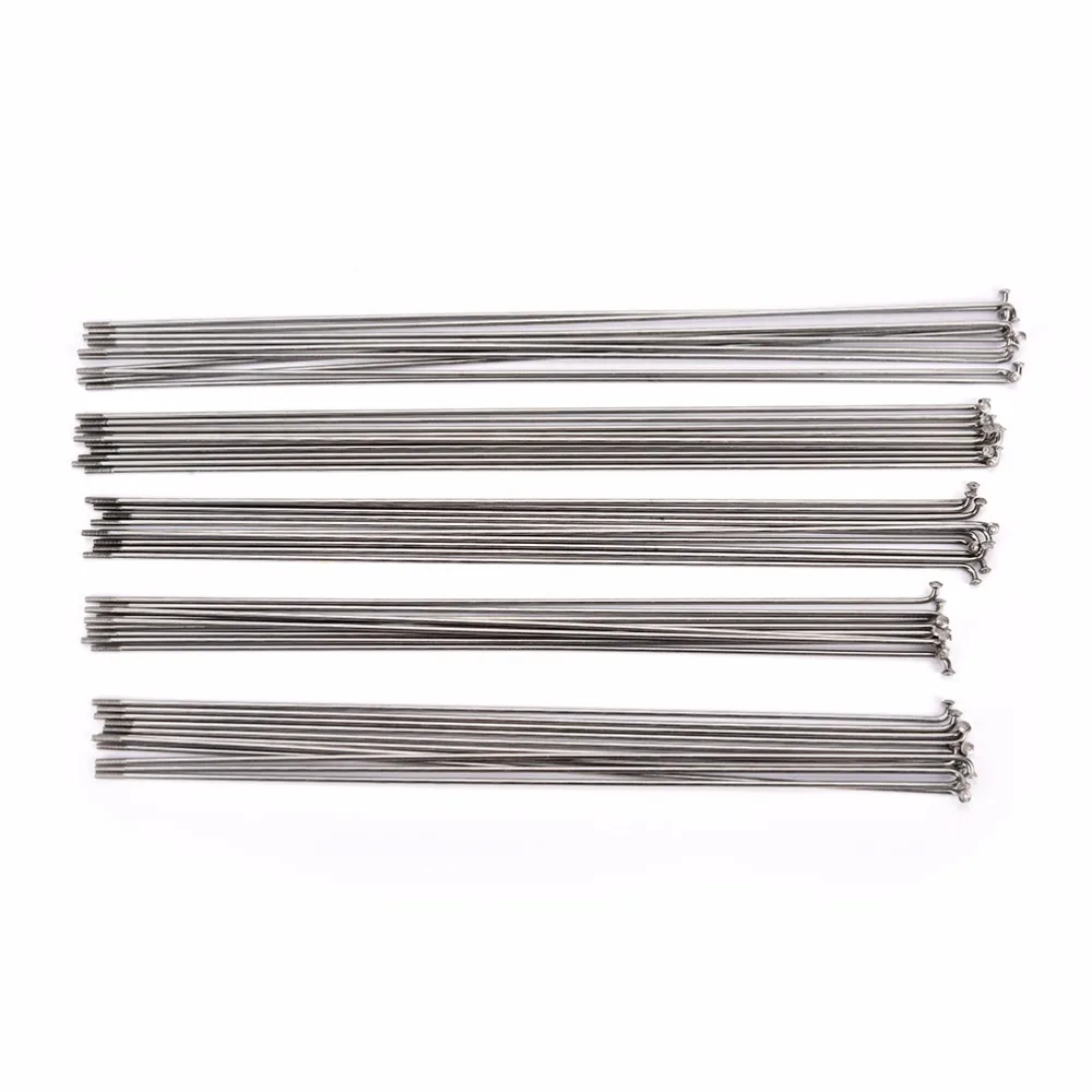 Bicycle Spokes Bicycle Parts Bike Accessories 10Pcs Mountain Road Bike Steel 14G 253~290mm