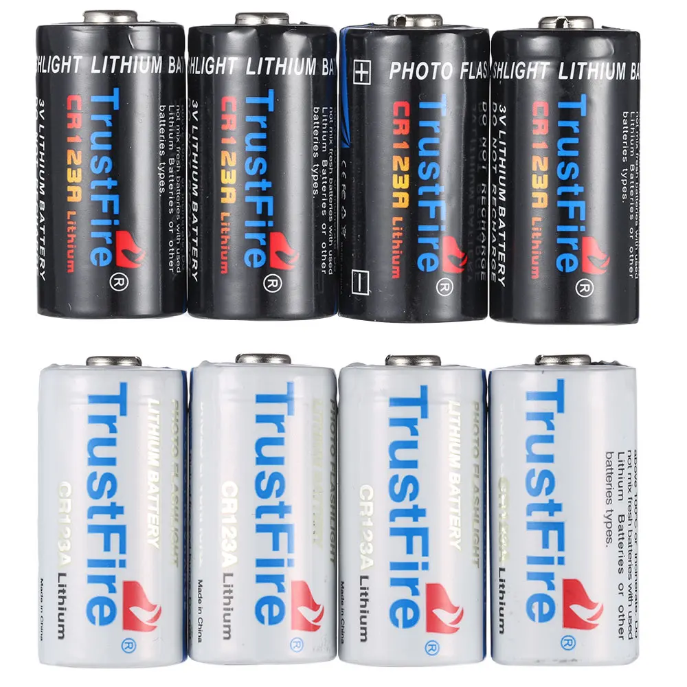 

30pcs/lot TrustFire Non-rechargeable CR123A 123A 3V 1400mAh Disposable Lithium Battery Batteries for Camera/Video Game Player