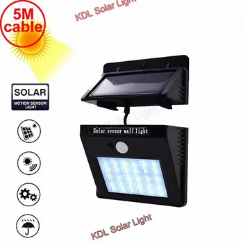 

30 LEDs Solar Light PIR Motion Sensor Garden Lamp Waterproof Outdoor Energy Saving Street Yard Path Wall Lights patio deck