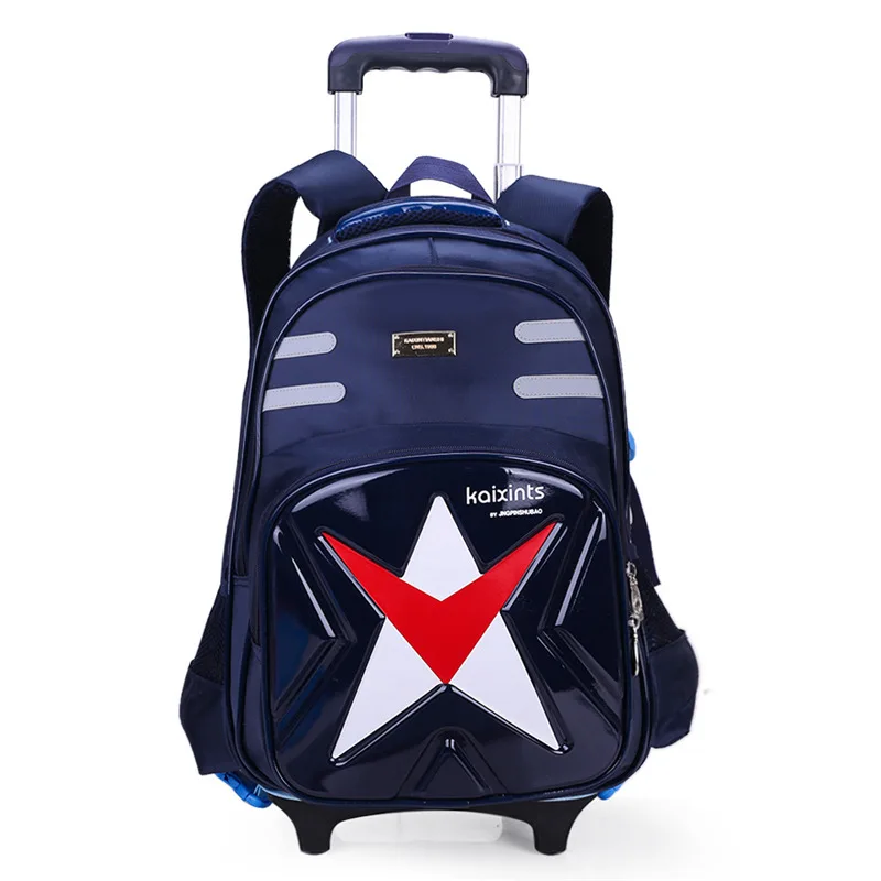 

Children Trolley Backpack School Bags boys Grils Wheeled Bag Student Detachable kids school Rolling Backpacks travel bag Mochila