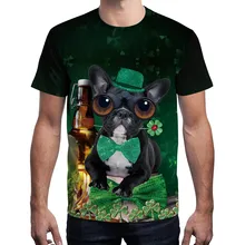 Лидер продаж, ПЭТ футболка Для женщин девочек Для мужчин и Для женщин принт топы, футболки футболка с коротким рукавом Топы Футболка femme зеленый топ B121-248