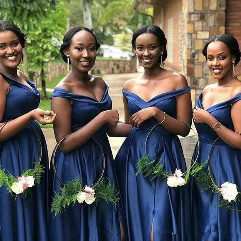 navy-blue-bridesmaids-gowns-off-shoulder (2)