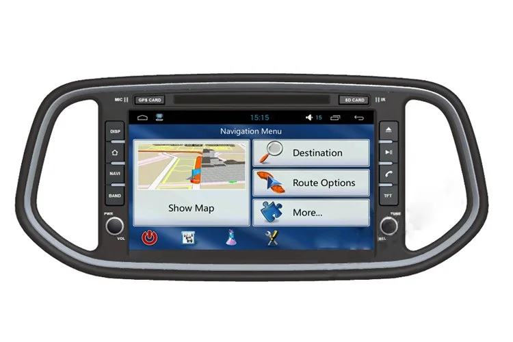 Perfect 9" in-Dash Car DVD player with GPS navigation BT/TV USB SD,audio Radio stereo,car multimedia headunit for KIA KX3 2014 2015 2016 4
