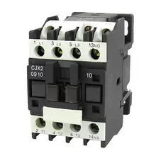 690 V 20A 3 фазы 3 P без AC контактор переменного тока DIN рейка крепление 110 V Катушка CJX2-0910
