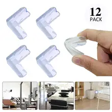 12 шт Прозрачный детский силиконовый защитный протектор для углов стола защита от детей антиколлизия углы защита безопасности