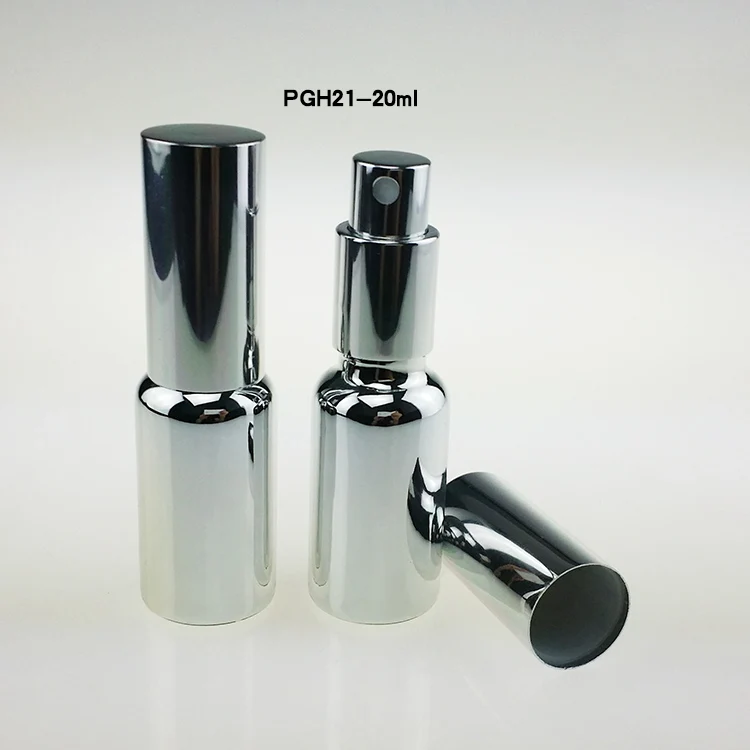 hot 100pcs 20 ml glass spray bottles for perfume , 20ml glass mist spray bottles for sale , luxury chrome glass spray atomizer 20ml refillable bottles atomizer perfume roller spray moisturizing water box card type travel empty container