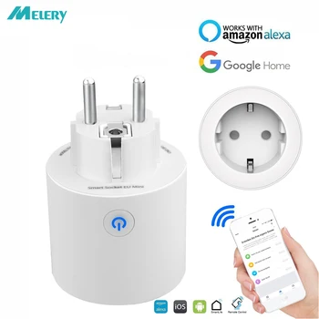 

Wifi Smart Power Plug Outlet Sockets Remote Control Timing Function Homekit Works with Amazon Alexa Google Home