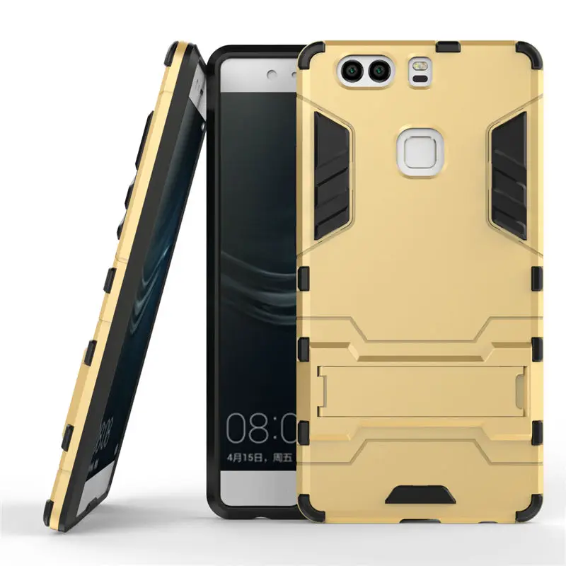 Iron Man Armor Hybrid PC + TPU Holder Back Case Cover for Huawei P9 P9 Plus P9 Lite P8 P8 Lite Mate 8 Mate S (8)