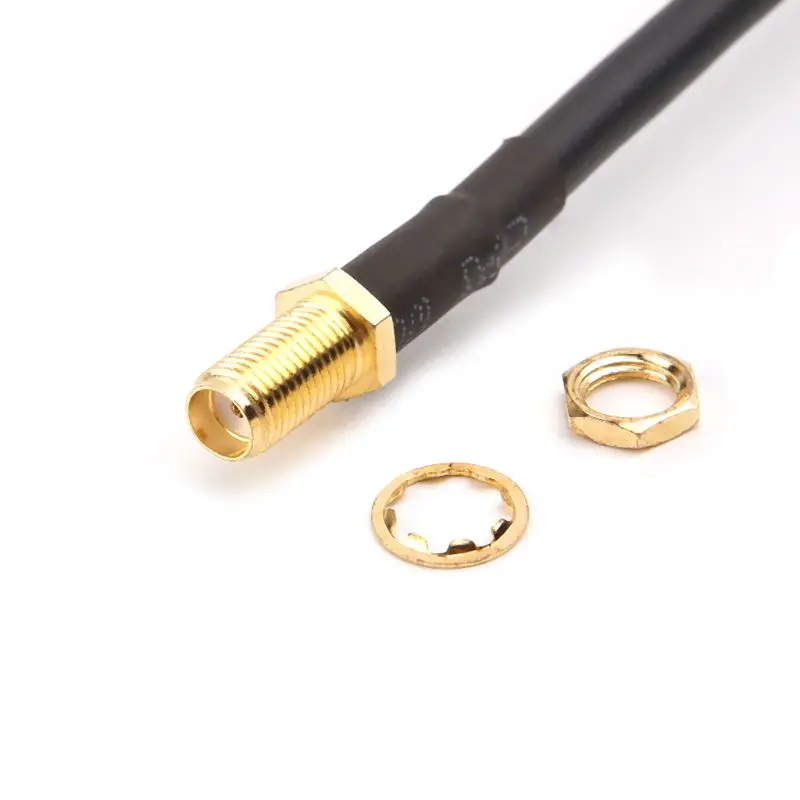НОВЫЙ SMA Гнездовой к UHF SO239 PL259 гнездовой кабель RG58 РЧ коаксиальный в