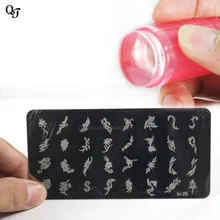 Новейший Макс цветок Дизайн ногтей пластины-шаблоны с лаком для ногтей набор лак для ногтей салон лак для ногтей Сделай Сам и инструменты дл...(China)