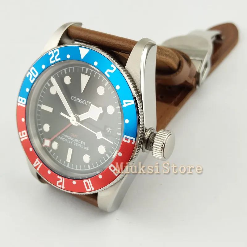 

41mm Steel Strap black nouvelle automatic mens mode faux chronographe Classique pour Cristaux Montres montre Cadea Montre-Bracel