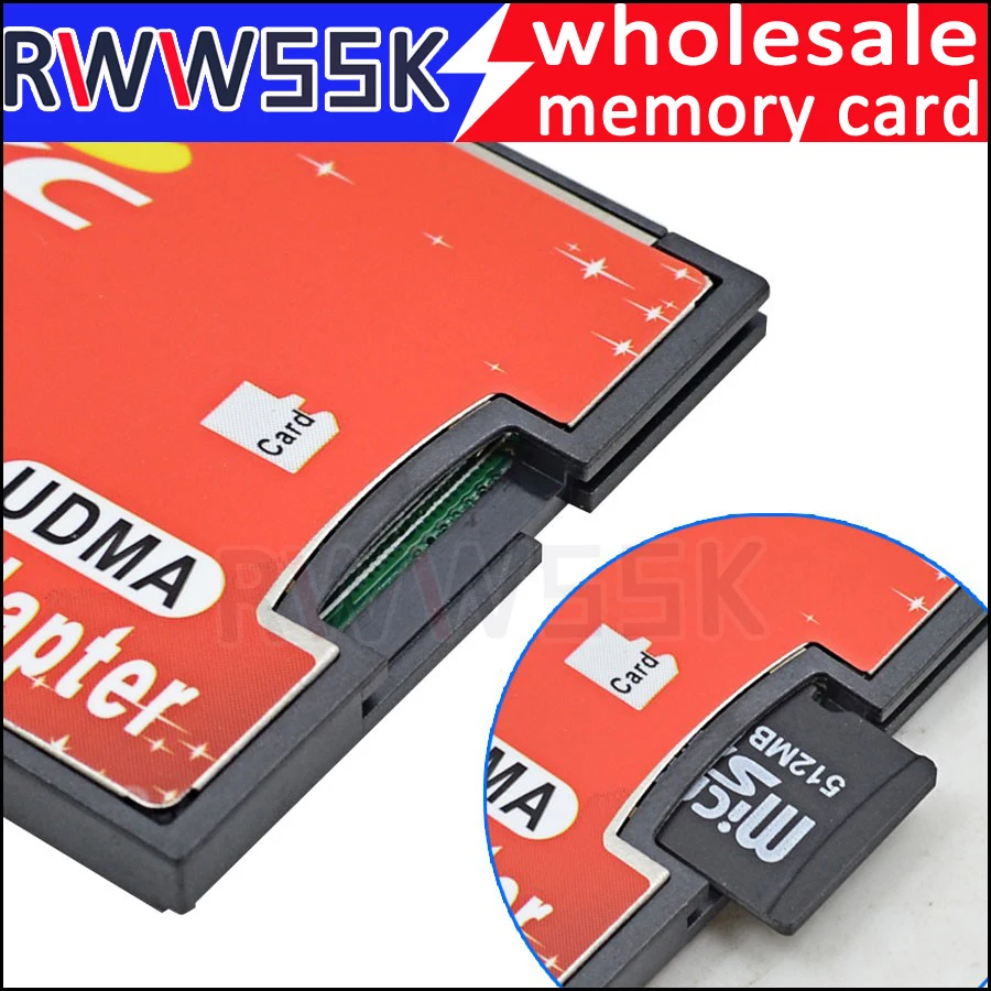 Карта Micro SD SDHC SDXC TF до CF адаптер MicroSD для экстремальной компактной вспышки тип I