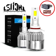 LSlight светодиодный H7 H4 H11 H1 H3 H13 880 9004 9005 9006 9007 HB2 HB3 HB4 H27 светодиодный фар автомобиля Ice свет лампы 6000 K 12 V 24 V авто лампы
