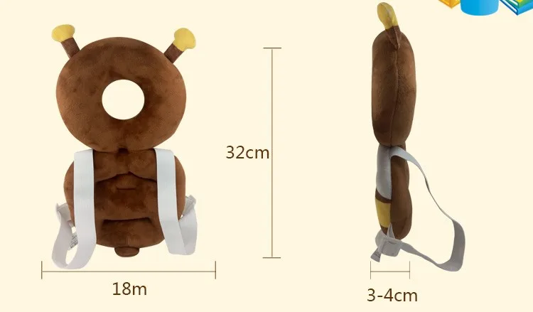 Детская подушка для защиты головы, подголовник для малышей, защитная подушка, защита от детей, шея, милые крылья, подушка с сопротивлением падению