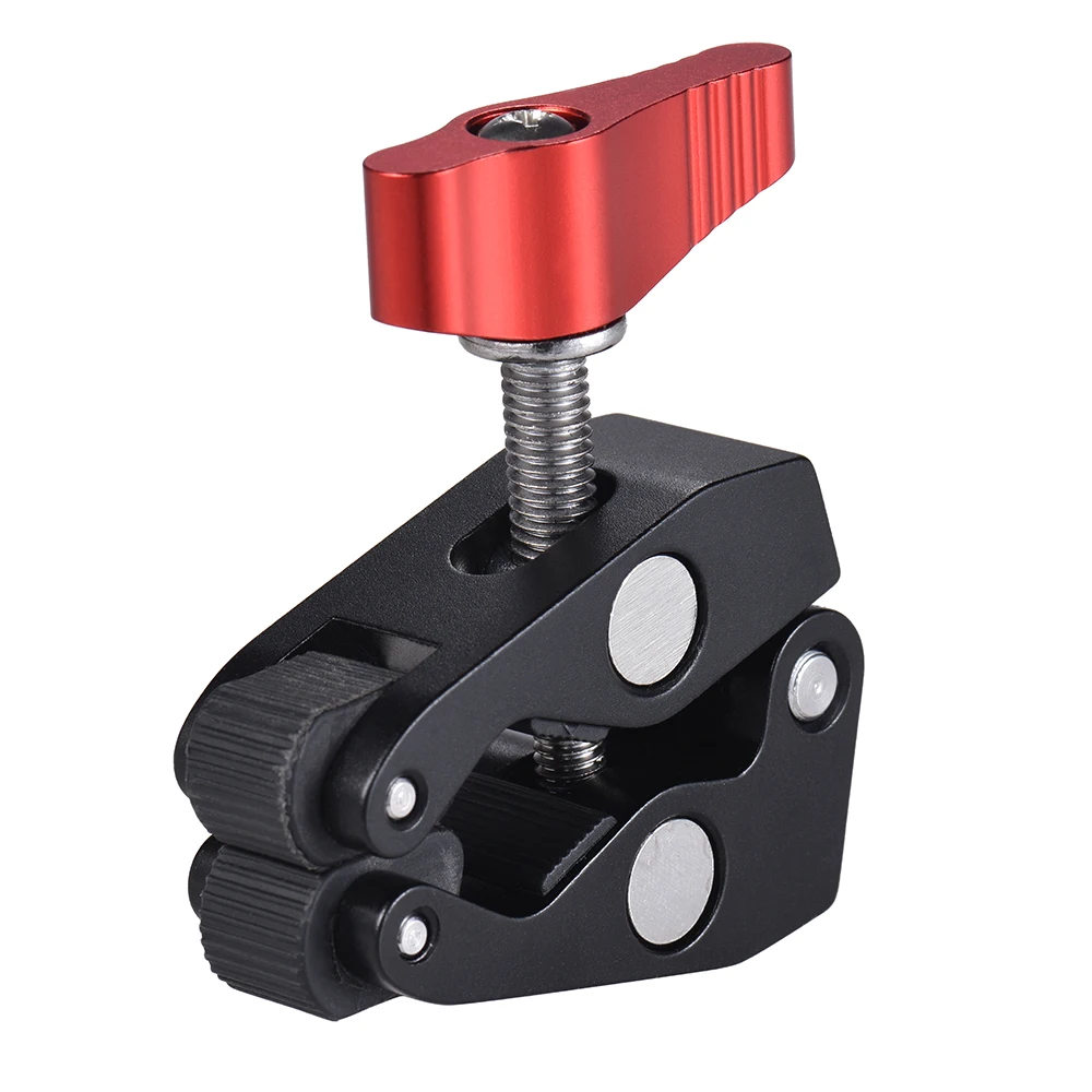 Camera Magic Arm Ball Mount Clamp 1/4"-20 Thread For GPS Phone Monitor/LED Light