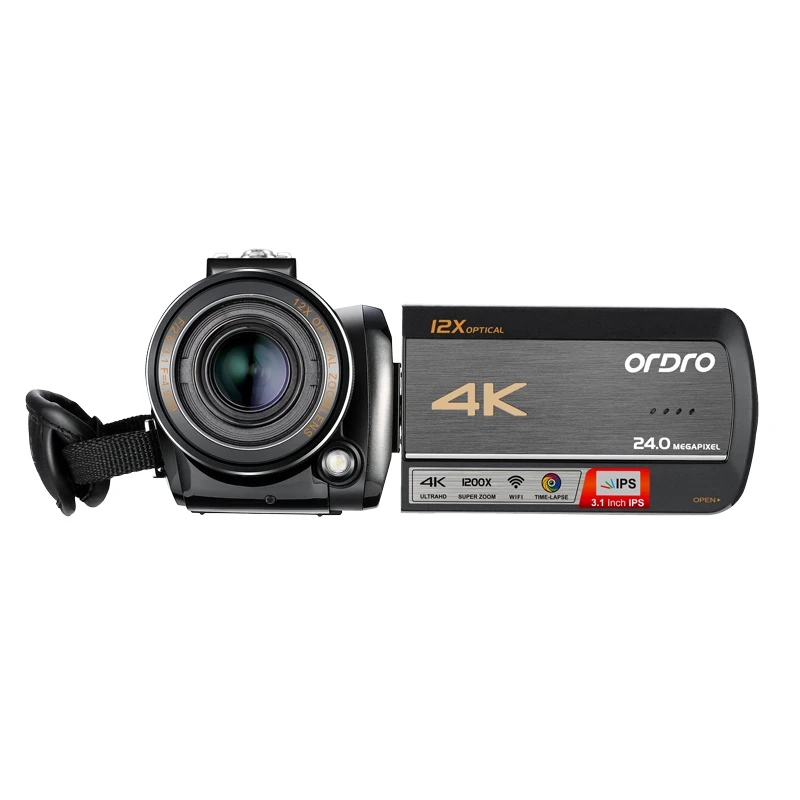 Видеокамера видеокамера 4K ORDRO AC5 12X оптический зум Wifi Full HD Camara Filmadora Vlog камера Видеокамера видеокамера 4K ORDRO AC5 12X оптический зум Wifi Full HD Camara Filmadora Vlog камера