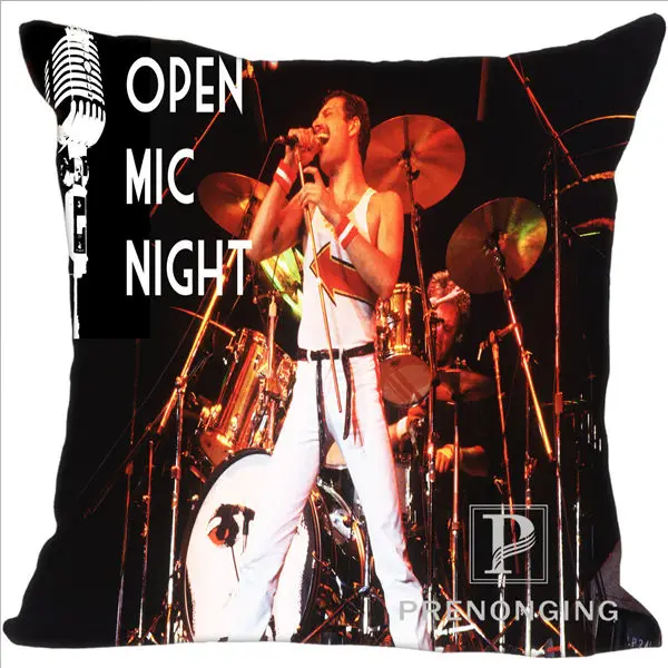 

Custom Pillowcase Cover Queen Band @04 Square Zipper Pillow Cover Print Your Pictures 40x40cm,45x45cm(one side)180117#08