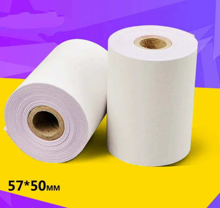 Cashier paper cash register 57*50 POS printing thermal paper, thermal