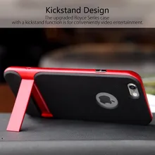 Rock factory outlet for iPhone 6 6s Case Royce Holder Series Luxury Case For iPhone 6 6s plus Phone Back Cover with stand