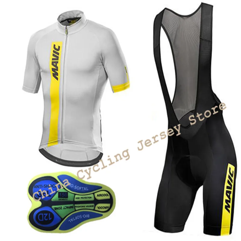Mavic 2019 Cycling Jersey Summer Team Short Sleeves Cycling Set Bike