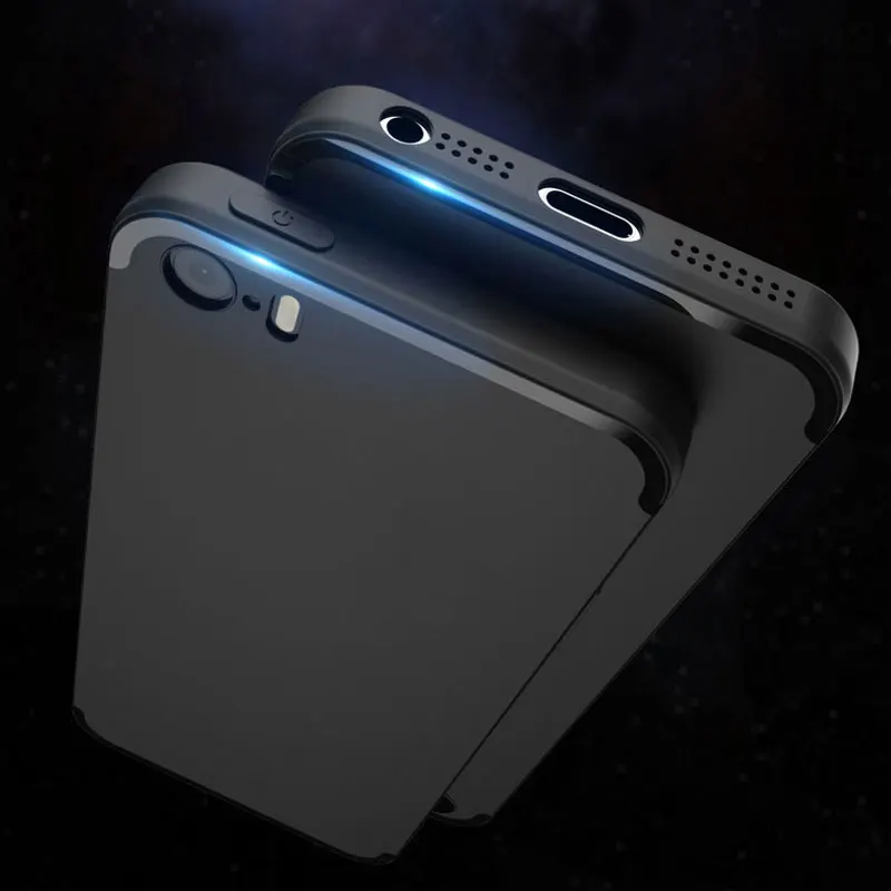 

Matt case for iPhone 5 5S 5SE Anti finger print soft rubber silicone material free shipping