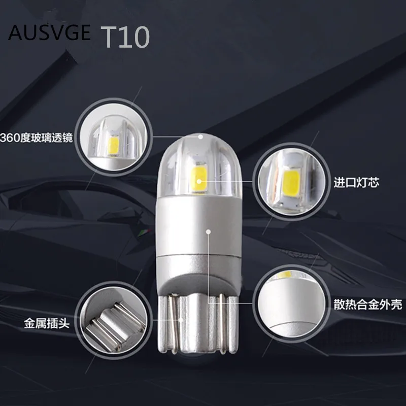 2 шт. Автомобильные светодиодные лампы T10 SMD W5W|Сигнальная лампа| |