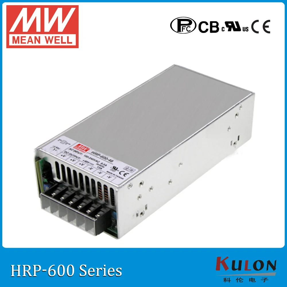 

Original MEAN WELL HRP-600-24 single output 648W 27A 24V meanwell Power Supply HRP-600 with PFC function