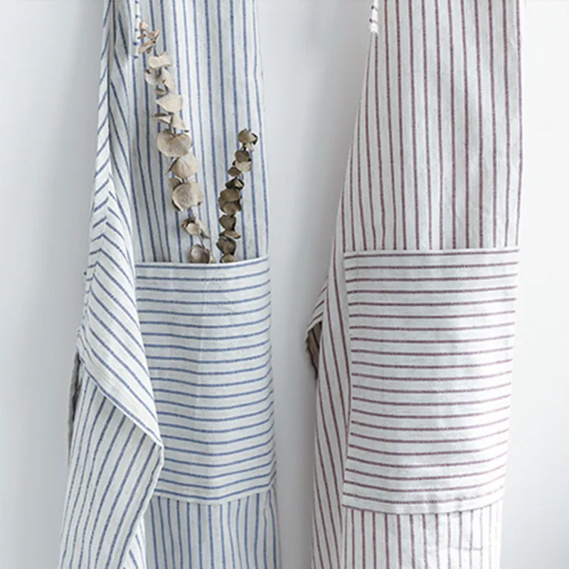Striped Apron D28-6