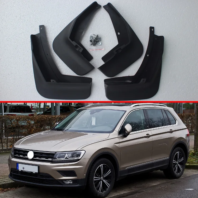

For VW Volkswagen Tiguan 5N 2017 2018 Mud Flaps Splash Guards Fender Mudguard Kit Mud Flap Splash Guards Mudguard Car styling