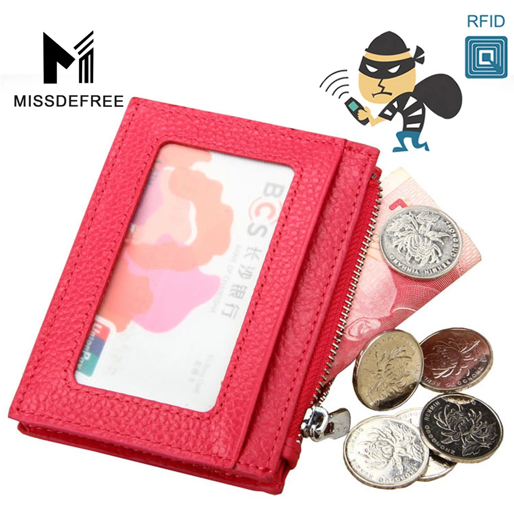 

RFID Blocking 2017 New Purse Unisex Leather Wallets Casual Small Leather Credit Card Holder Vintage Wallets For Men And Women