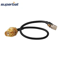 Superbat SMA внутренняя гайка для mc-карты под прямым углом косичка микро коаксиальный кабель 1,13 мм 15 см ВЧ коаксиальный Соединительный кабель в сборе