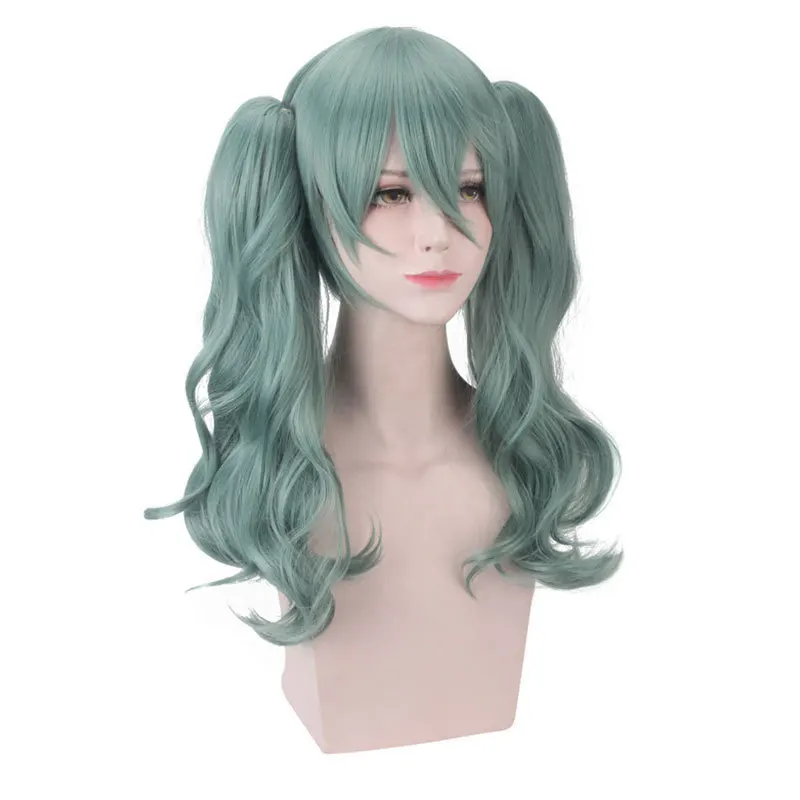 Morematch Hatsune Miku косплей парик VOCALOID зеленый термостойкий волос Вокалоид аниме Мику косплей парик Sunano Wakusei волосы