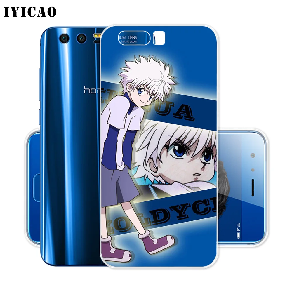 Мягкий силиконовый чехол IYICAO Killua Zoldyck hunter x Для Huawei Y9 Y7 Y6 Prime 2018 Honor 8C 8X 8 9 10 Lite 7X 7C 6A 7A