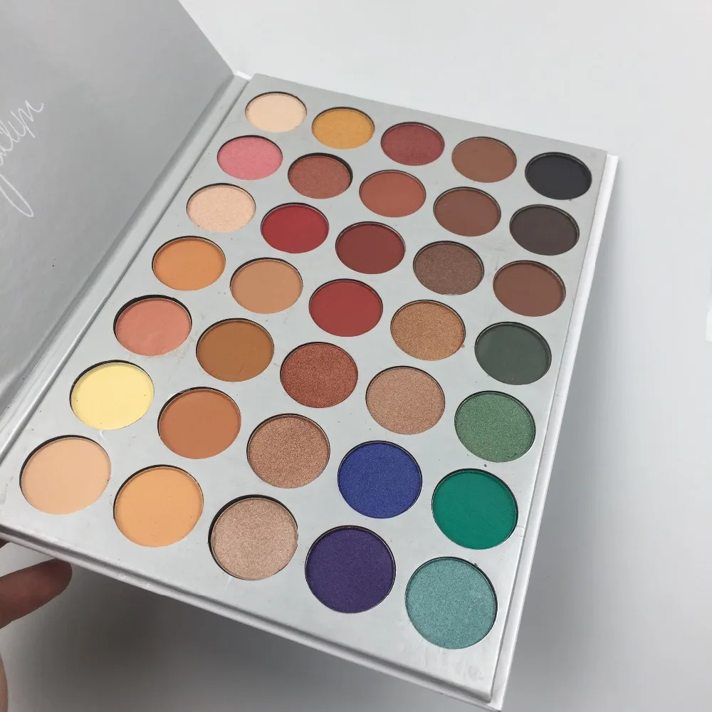 

35 Colors Eyeshadow Palette maquillaje Makeup mineral The Jaclyn Hill eye shadow Shimmer and Matte Cosmetics