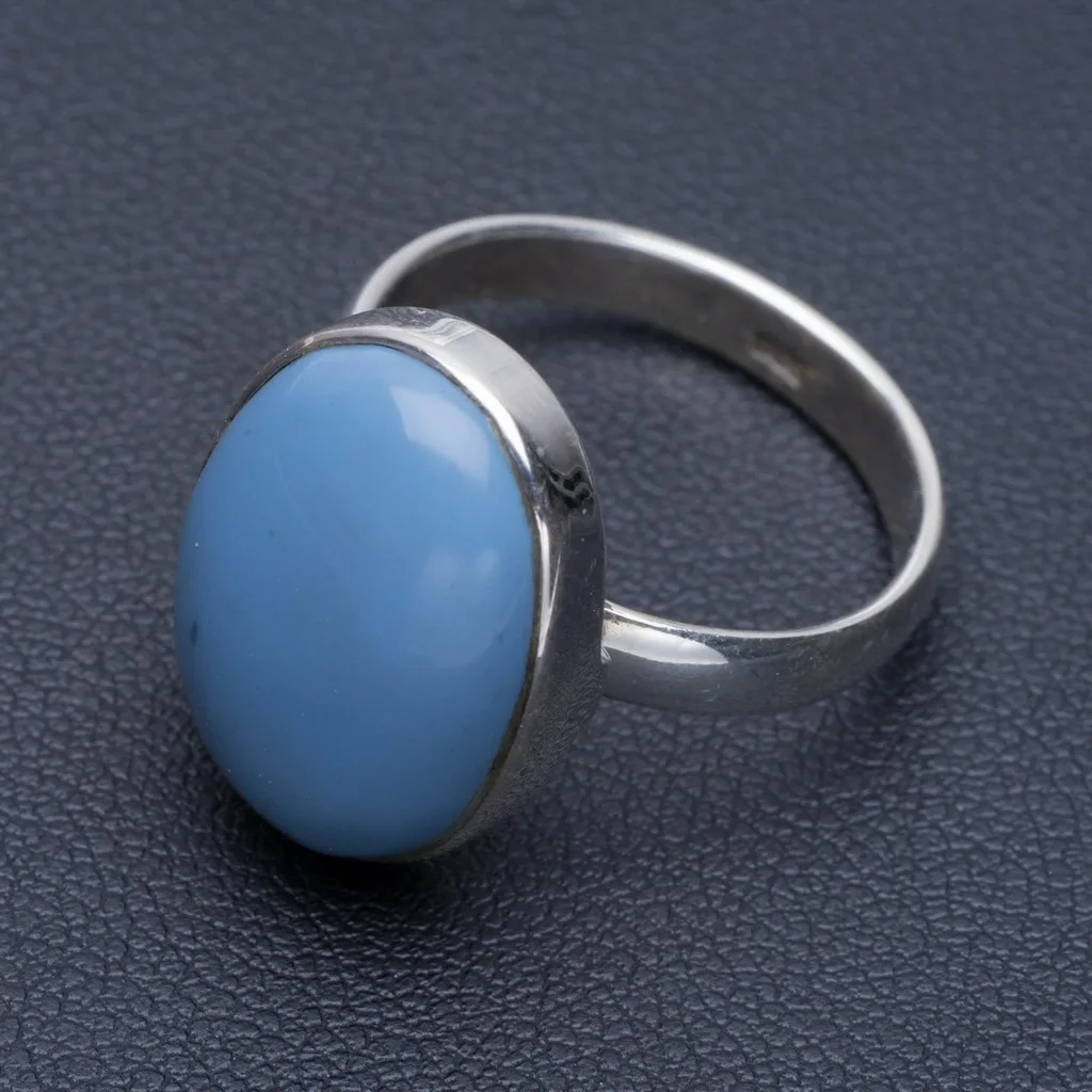

Natural Opal Unique Design 925 Sterling Silver Ring US Size 8 P1390