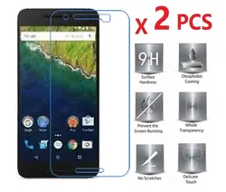 2 шт. для huawei Nexus 6P протектор экрана из закаленного стекла для Nexus 6P 2.5D 0,26 мм 9H Защита от царапин Премиум щит