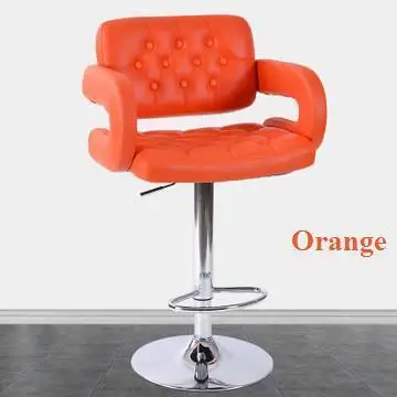 office computer orange color chair company  rotation stool black coffee green red color hair salon