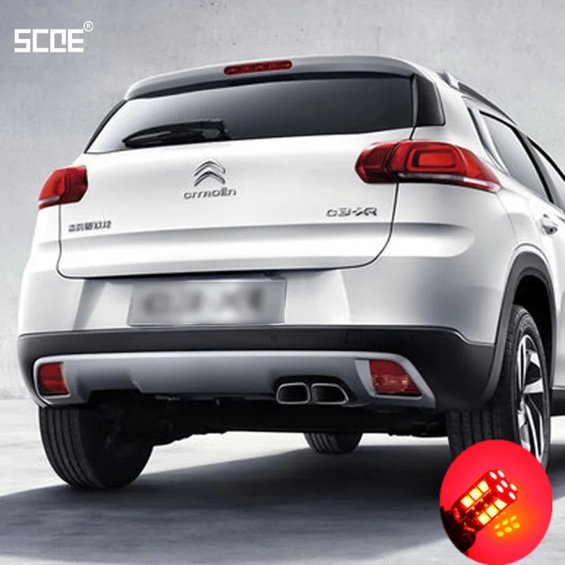 

For Citroen C - Elysee(DD_) SCOE 2015 High Quality 2X 30SMD LED Brake /Stop /Parking Rear /Tail Bulb /Light Source Car Styling