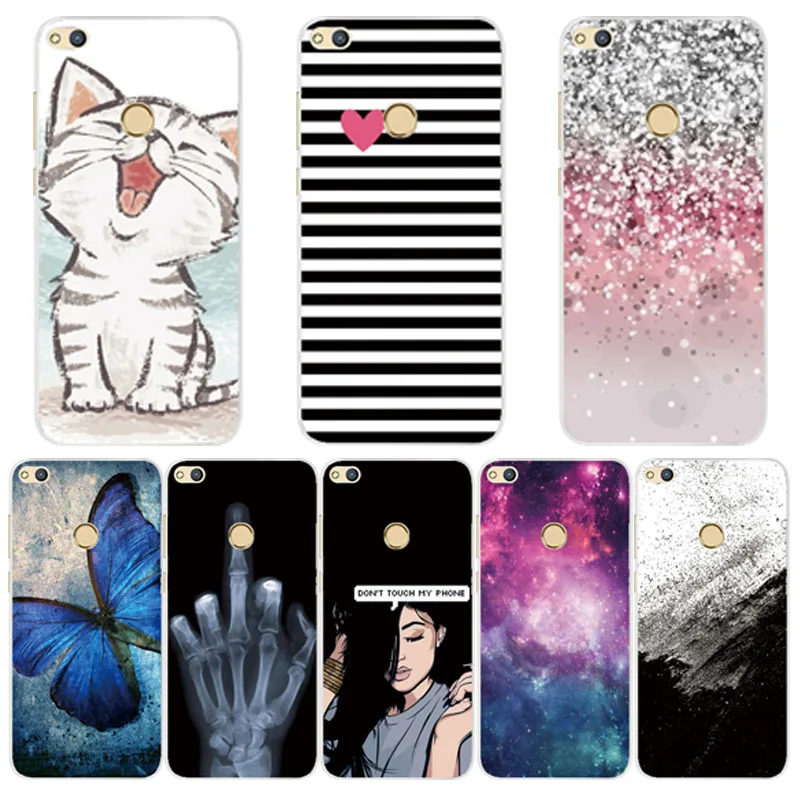 

For Huawei Honor 8 Lite Case Cover For huawei P8 Lite 2017 Case Silicone Back Cover For Protector Huawei P9 Lite 2017 Bumper