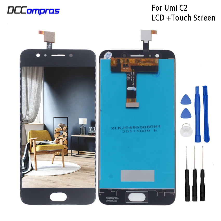 Для UMI umidigi C2 ЖК-дисплей Дисплей Сенсорный экран 5,0 дюймов телефон Аксессуары для UMI umidigi C2 Экран ЖК-дисплей Дисплей бесплатная инструменты - изображение