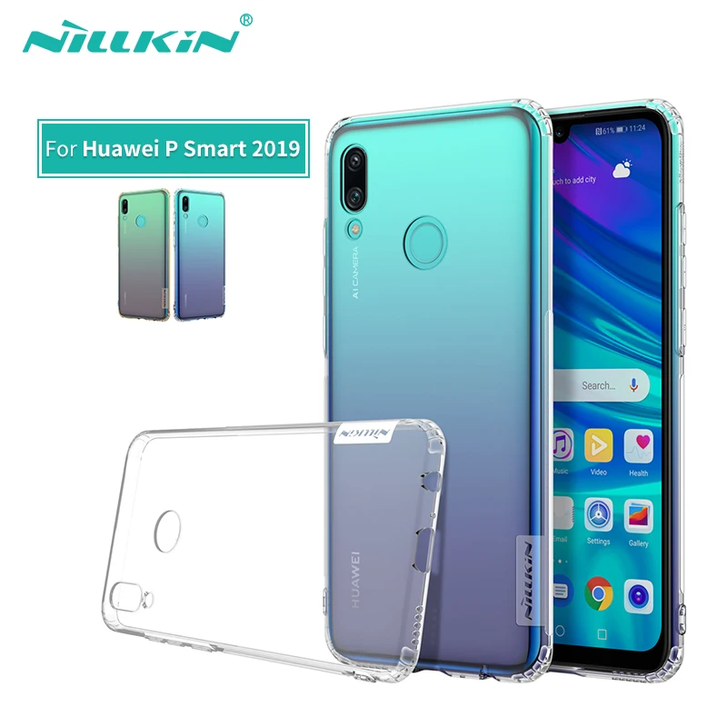 For huawei p smart case nillkin nature transparent clear soft silicon