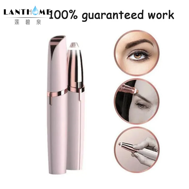 

Lipstick Shape Electric Eyebrow Trimmer Shaver Perfect Brows New Portable Electric Eye Brow Shaping Machine with Beauty Makeup