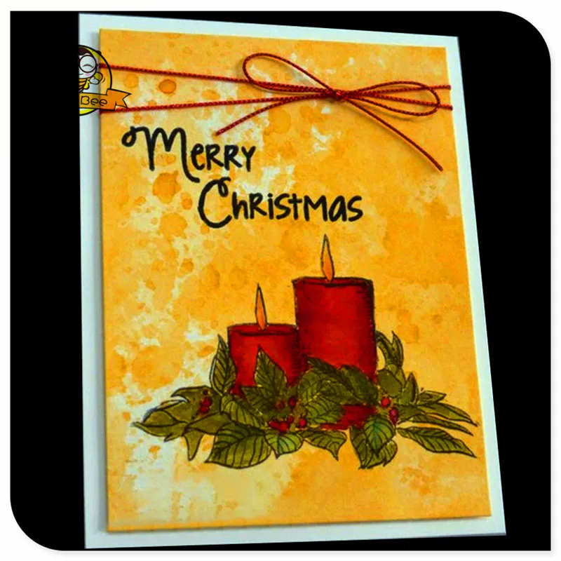 

Big Candle Metal Cutting Die Merry Christmas Die Cutter Stamps And Dies DIY Crafts And Scrapbooking Paper Crafts Die Cut