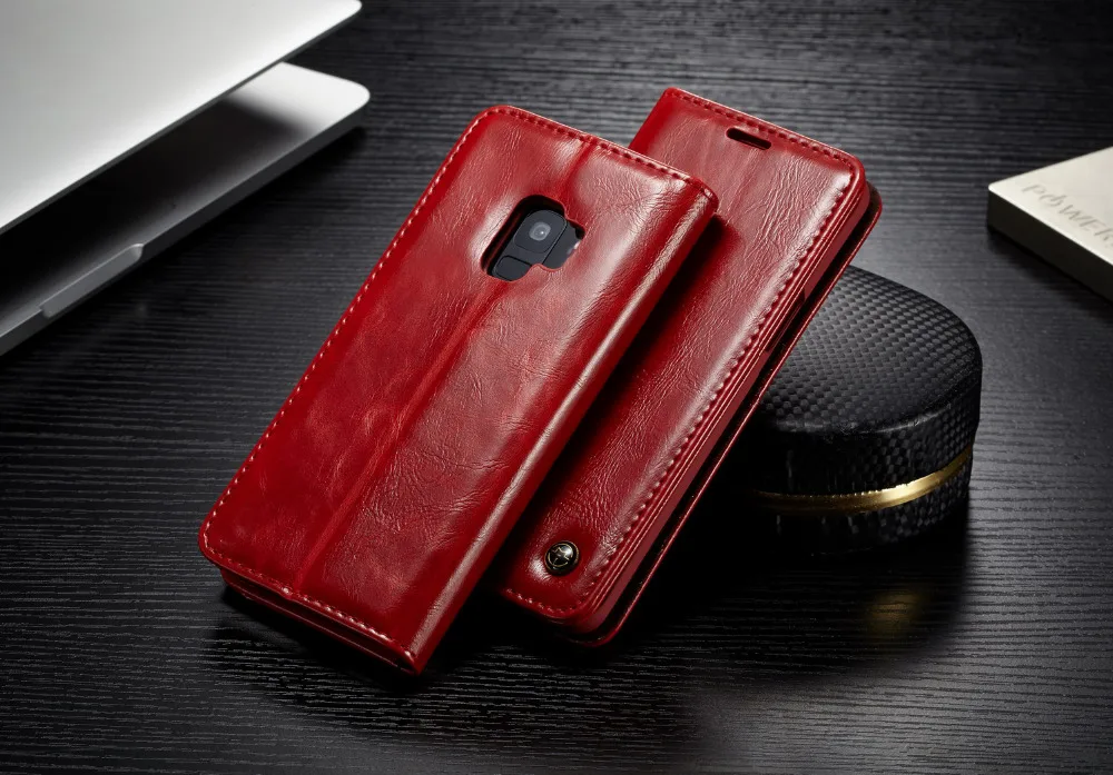 Для samsung Galaxy S9 чехол бренд CaseMe уникальный магнит кожаный чехол-портмоне с функцией мобильного телефона чехлы Чехол для samsung S9 плюс