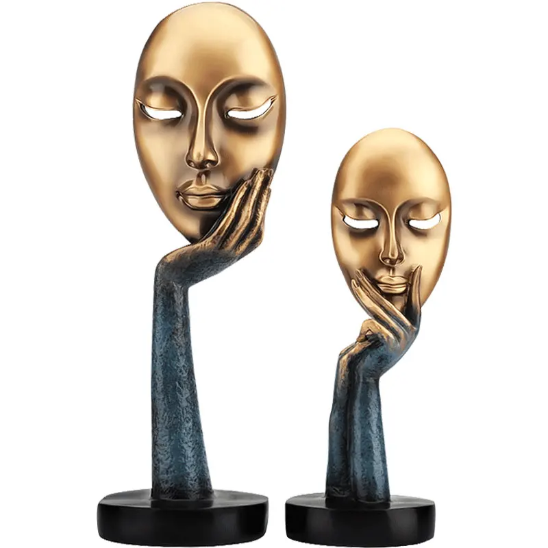 Günstige Nordic Moderne Schönheit Harz Skulptur Engel Figur Statue Kunst Mädchen Figurine Handwerk Wohnkultur Zubehör Valentinstag Geschenk