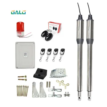 

galo Driving Double-leaf automatic Swing Gate Opener Motor with circuit board and 2pcs Remote control